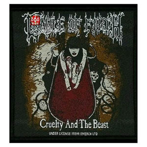 CRADLE OF FILTH 官方原版 Cruelty and The Beast (Woven Patch)